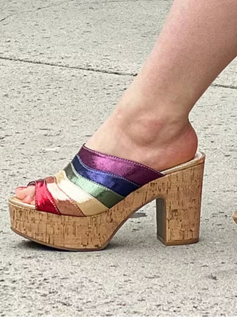 B.A.I.T. Unity Vegan Rainbow Platform Shoes